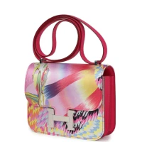 Hermes Constance 18 "Marble Silk" Rose Mexico Swift Palladium Hardware Hermes Constance 18 "Marble Silk" Rose Mexico Swift Palladium Hardware