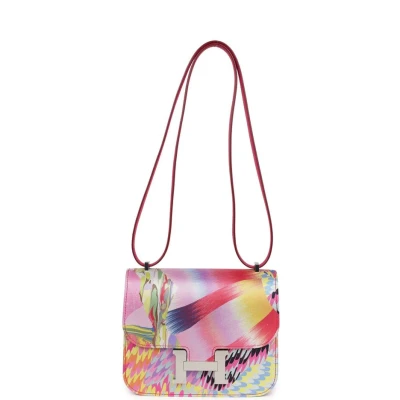 Hermes Constance 18 "Marble Silk" Rose Mexico Swift Palladium Hardware Hermes Constance 18 "Marble Silk" Rose Mexico Swift Palladium Hardware