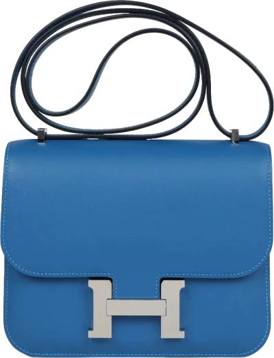 Hermes Constance 18 Mykonos Verso Evercolor Palladium Hardware Hermes Constance 18 Mykonos Verso Evercolor Palladium Hardware