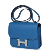 Hermes Constance 18 Mykonos Verso Evercolor Palladium Hardware Hermes Constance 18 Mykonos Verso Evercolor Palladium Hardware