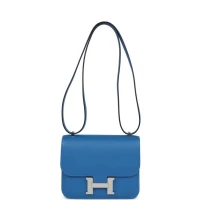 Hermes Constance 18 Mykonos Verso Evercolor Palladium Hardware Hermes Constance 18 Mykonos Verso Evercolor Palladium Hardware