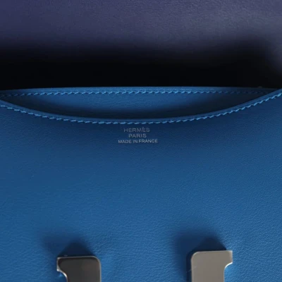 Hermes Constance 18 Mykonos Verso Evercolor Palladium Hardware Hermes Constance 18 Mykonos Verso Evercolor Palladium Hardware