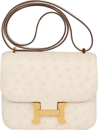 Hermes Constance 18 Nata Ostrich Gold Hardware Hermes Constance 18 Nata Ostrich Gold Hardware