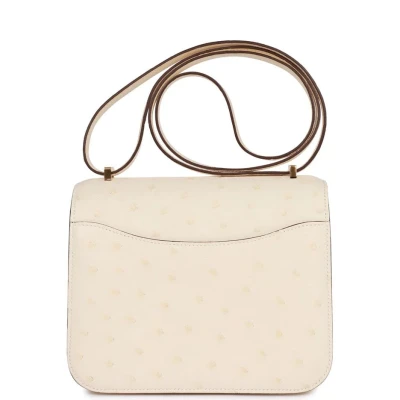 Hermes Constance 18 Nata Ostrich Gold Hardware Hermes Constance 18 Nata Ostrich Gold Hardware