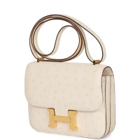 Hermes Constance 18 Nata Ostrich Gold Hardware Hermes Constance 18 Nata Ostrich Gold Hardware