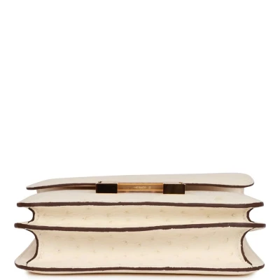 Hermes Constance 18 Nata Ostrich Gold Hardware Hermes Constance 18 Nata Ostrich Gold Hardware