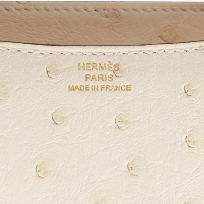 Hermes Constance 18 Nata Ostrich Gold Hardware Hermes Constance 18 Nata Ostrich Gold Hardware