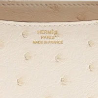 Hermes Constance 18 Nata Ostrich Gold Hardware Hermes Constance 18 Nata Ostrich Gold Hardware
