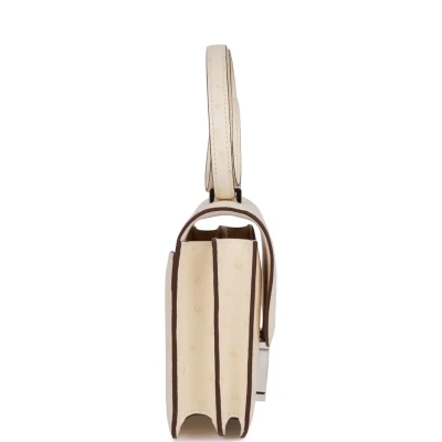 Hermes Constance 18 Nata Ostrich Palladium Hardware Hermes Constance 18 Nata Ostrich Palladium Hardware