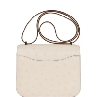 Hermes Constance 18 Nata Ostrich Palladium Hardware Hermes Constance 18 Nata Ostrich Palladium Hardware