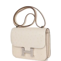 Hermes Constance 18 Nata Ostrich Palladium Hardware Hermes Constance 18 Nata Ostrich Palladium Hardware