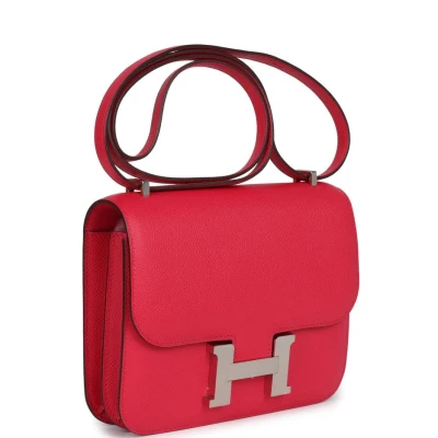 Hermes Constance 18 Rose Extreme Epsom Palladium Hardware Hermes Constance 18 Rose Extreme Epsom Palladium Hardware