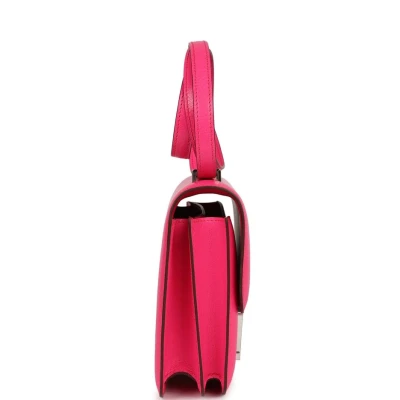 Hermes Constance 18 Rose Pop Chevre Chamkila Palladium Hardware Hermes Constance 18 Rose Pop Chevre Chamkila Palladium Hardware