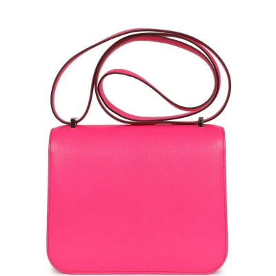Hermes Constance 18 Rose Pop Chevre Chamkila Palladium Hardware Hermes Constance 18 Rose Pop Chevre Chamkila Palladium Hardware