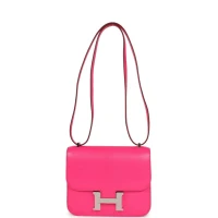 Hermes Constance 18 Rose Pop Chevre Chamkila Palladium Hardware Hermes Constance 18 Rose Pop Chevre Chamkila Palladium Hardware