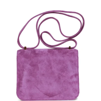 Hermes Constance 18 Violet Doblis Gold Hardware Hermes Constance 18 Violet Doblis Gold Hardware
