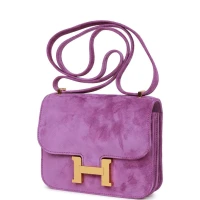 Hermes Constance 18 Violet Doblis Gold Hardware Hermes Constance 18 Violet Doblis Gold Hardware