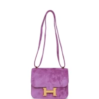 Hermes Constance 18 Violet Doblis Gold Hardware Hermes Constance 18 Violet Doblis Gold Hardware