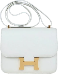 Hermes Constance 18 White Evercolor Gold Hardware Hermes Constance 18 White Evercolor Gold Hardware