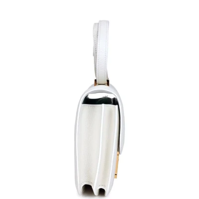 Hermes Constance 18 White Evercolor Gold Hardware Hermes Constance 18 White Evercolor Gold Hardware