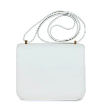 Hermes Constance 18 White Evercolor Gold Hardware Hermes Constance 18 White Evercolor Gold Hardware