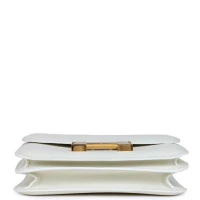 Hermes Constance 18 White Evercolor Gold Hardware Hermes Constance 18 White Evercolor Gold Hardware