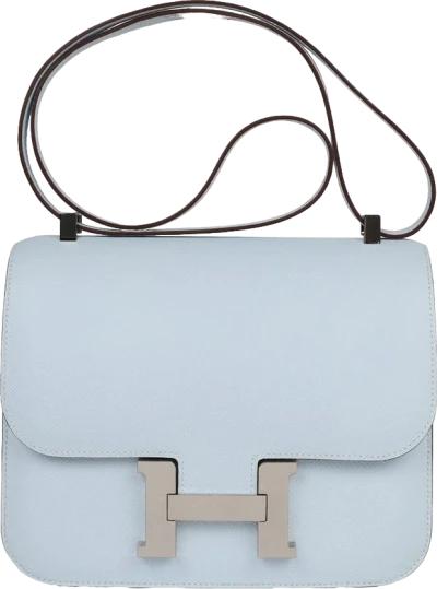 Hermes Constance 24 Bleu Brume Epsom Palladium Hardware Hermes Constance 24 Bleu Brume Epsom Palladium Hardware