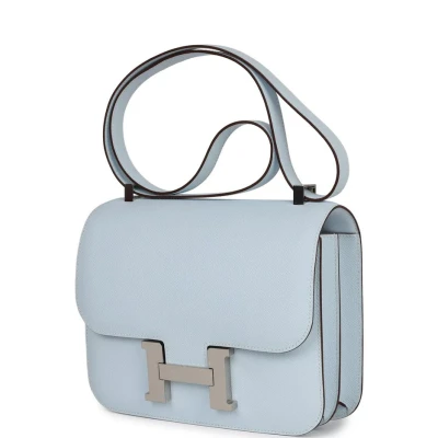Hermes Constance 24 Bleu Brume Epsom Palladium Hardware Hermes Constance 24 Bleu Brume Epsom Palladium Hardware