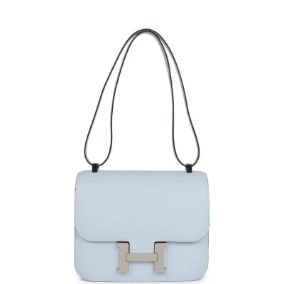 Hermes Constance 24 Bleu Brume Epsom Palladium Hardware Hermes Constance 24 Bleu Brume Epsom Palladium Hardware