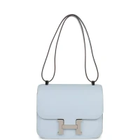 Hermes Constance 24 Bleu Brume Epsom Palladium Hardware Hermes Constance 24 Bleu Brume Epsom Palladium Hardware