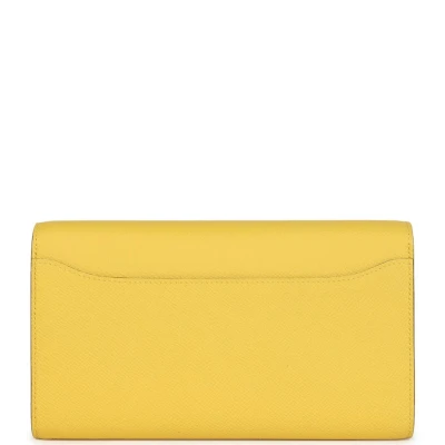 Hermes Constance To Go Wallet Jaune De Naples Epsom Gold Hardware Hermes Constance To Go Wallet Jaune De Naples Epsom Gold Hardware