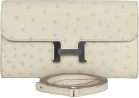 Hermes Constance Wallet To Go Beton Ostrich Palladium Hardware Hermes Constance Wallet To Go Beton Ostrich Palladium Hardware