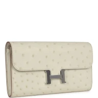 Hermes Constance Wallet To Go Beton Ostrich Palladium Hardware Hermes Constance Wallet To Go Beton Ostrich Palladium Hardware