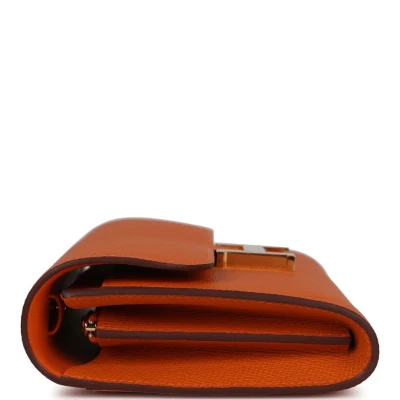 Hermes Constance Wallet To Go Orange Epsom Gold Hardware Hermes Constance Wallet To Go Orange Epsom Gold Hardware