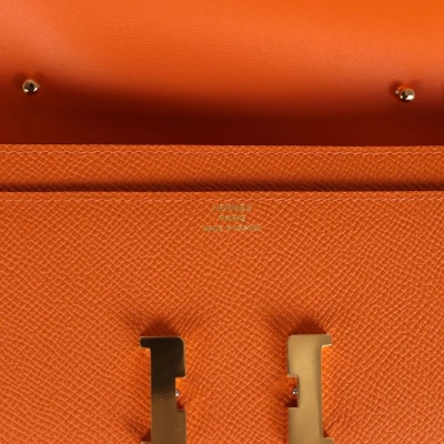 Hermes Constance Wallet To Go Orange Epsom Gold Hardware Hermes Constance Wallet To Go Orange Epsom Gold Hardware