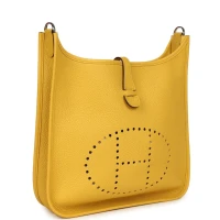 Hermes Evelyne III PM Sun Clemence Palladium Hardware Hermes Evelyne III PM Sun Clemence Palladium Hardware