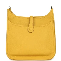 Hermes Evelyne III PM Sun Clemence Palladium Hardware Hermes Evelyne III PM Sun Clemence Palladium Hardware