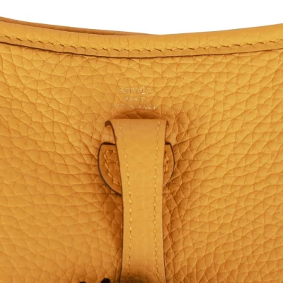 Hermes Evelyne TPM Jaune Ambre Clemence Gold Hardware