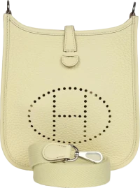 Hermes Evelyne TPM Jaune Milton Clemence Palladium Hardware Hermes Evelyne TPM Jaune Milton Clemence Palladium Hardware