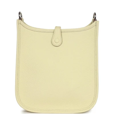 Hermes Evelyne TPM Jaune Milton Clemence Palladium Hardware Hermes Evelyne TPM Jaune Milton Clemence Palladium Hardware