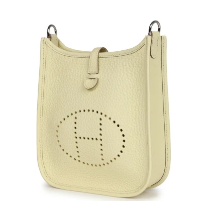 Hermes Evelyne TPM Jaune Milton Clemence Palladium Hardware Hermes Evelyne TPM Jaune Milton Clemence Palladium Hardware