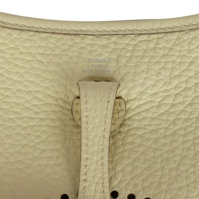 Hermes Evelyne TPM Jaune Milton Clemence Palladium Hardware Hermes Evelyne TPM Jaune Milton Clemence Palladium Hardware