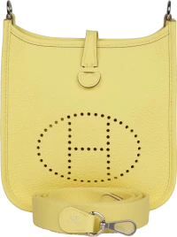 Hermes Evelyne TPM Limoncello Clemence Palladium Hardware Hermes Evelyne TPM Limoncello Clemence Palladium Hardware