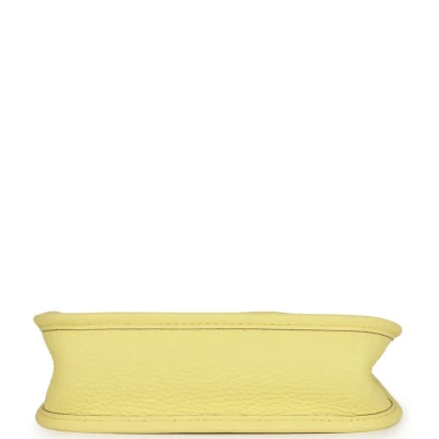 Hermes Evelyne TPM Limoncello Clemence Palladium Hardware Hermes Evelyne TPM Limoncello Clemence Palladium Hardware