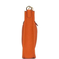 Hermes Evelyne TPM Orange Clemence Gold Hardware Hermes Evelyne TPM Orange Clemence Gold Hardware