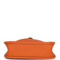 Hermes Evelyne TPM Orange Clemence Gold Hardware Hermes Evelyne TPM Orange Clemence Gold Hardware