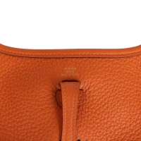 Hermes Evelyne TPM Orange Clemence Gold Hardware Hermes Evelyne TPM Orange Clemence Gold Hardware