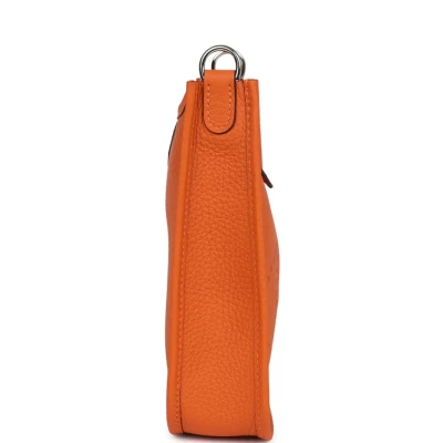 Hermes Evelyne TPM Orange Clemence Palladium Hardware Hermes Evelyne TPM Orange Clemence Palladium Hardware