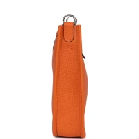 Hermes Evelyne TPM Orange Clemence Palladium Hardware Hermes Evelyne TPM Orange Clemence Palladium Hardware