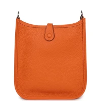 Hermes Evelyne TPM Orange Clemence Palladium Hardware Hermes Evelyne TPM Orange Clemence Palladium Hardware